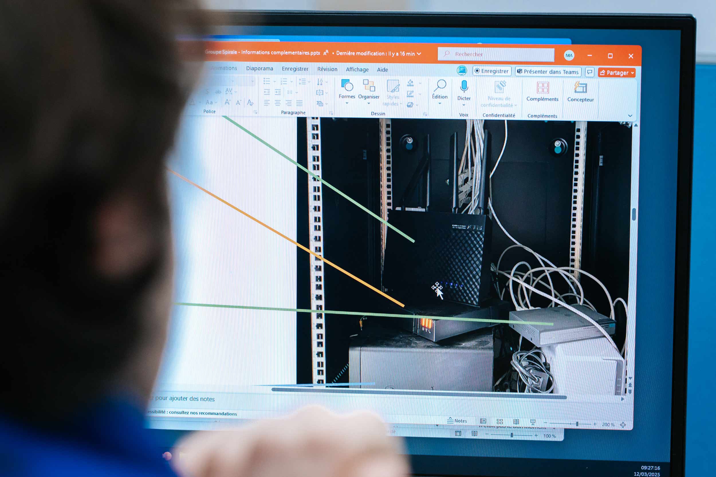 Photo d'un écran d'ordinateur