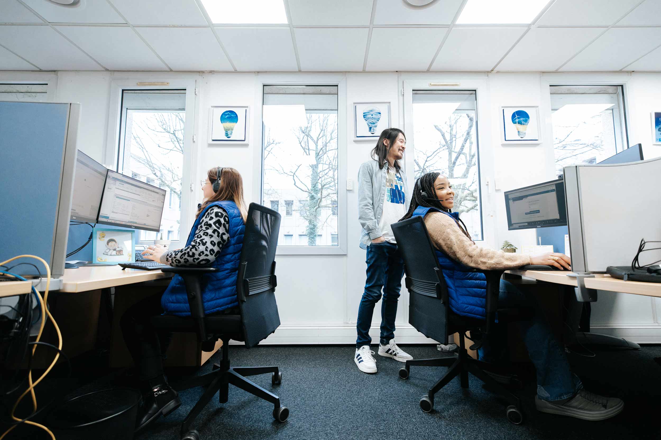 Photo des informaticiens de la société SecureTech à Grenoble