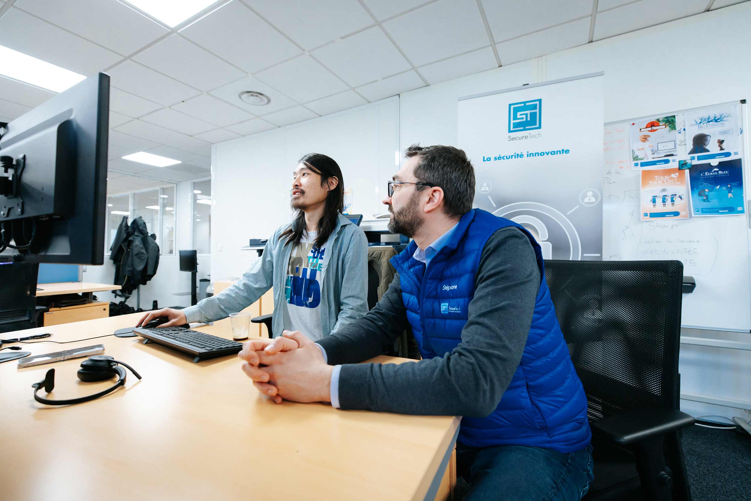 Photo des informaticiens de la société SecureTech à Meylan